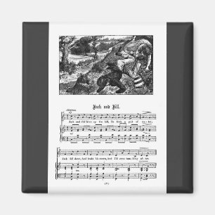 Nursery Rhyme Jack en Jill Magneet