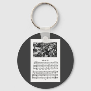 Nursery Rhyme Jack en Jill Sleutelhanger