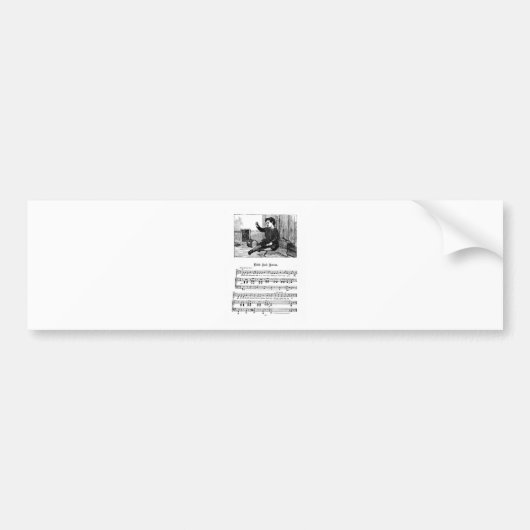 Nursery Rhyme Jack Korner Bumpersticker (Voorkant)
