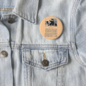 Nursery Rhyme Jack Korner Ronde Button 5,7 Cm (In situ)