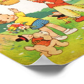 Nursery Rhyme poster  kinderen boeken illusta (Hoek)