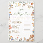 Nursery Rhyme raad goed Baby shower spel (Voorkant)