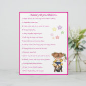 Nursery Rhyme Rhetoric Game - Meisstijl (Staand voorkant)