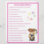 Nursery Rhyme Rhetoric Game - Meisstijl (Voorkant / Achterkant)