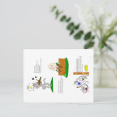 Nursery Rhyme Team omhoog! Briefkaart (Staand voorkant)