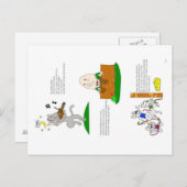 Nursery Rhyme Team omhoog! Briefkaart (Voorkant / Achterkant)