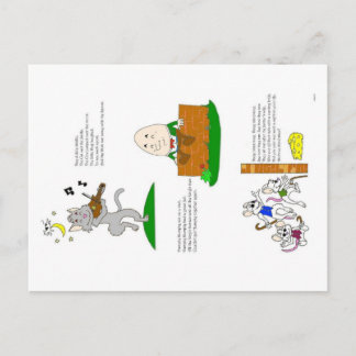 Nursery Rhyme Team omhoog! Briefkaart