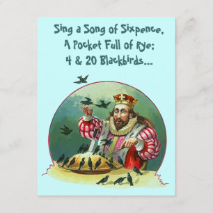 Nursery Rhyme - verjaardagsinVITATIES met de naam  Kaart