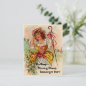 Nursery Rhyme - verjaardagsinVITATIES met de naam  Kaart (Staand voorkant)