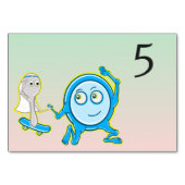 Nursery Rhyme Wedding Kaart (Achterkant)