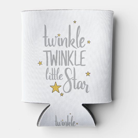 Nursery Rhymes Afbeelding Twinkle Twinkle Little D Blikjeskoeler (Voorkant)