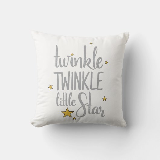 Nursery Rhymes Afbeelding Twinkle Twinkle Little D Kussen (Voorkant)