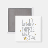 Nursery Rhymes Afbeelding Twinkle Twinkle Little D Magneet (Voorkant / Achterkant)