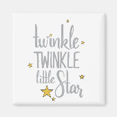 Nursery Rhymes Afbeelding Twinkle Twinkle Little D Magneet (Voorkant)