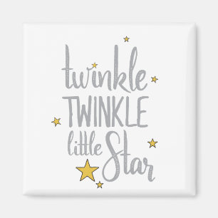Nursery Rhymes Afbeelding Twinkle Twinkle Little D Magneet