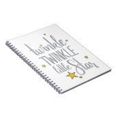 Nursery Rhymes Afbeelding Twinkle Twinkle Little D Notitieboek (Rechterzijde)