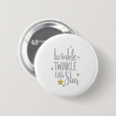 Nursery Rhymes Afbeelding Twinkle Twinkle Little D Ronde Button 5,7 Cm (Voorkant /achterkant)