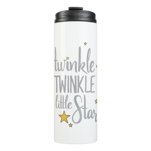 Nursery Rhymes Afbeelding Twinkle Twinkle Little D Thermosbeker (Voorkant)