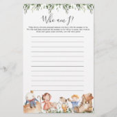 Nursery Rhymes Baby shower die ik word (Voorkant)