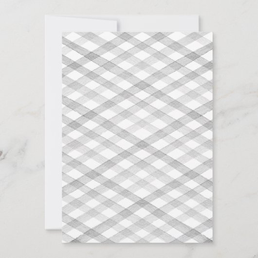 Nursery Rhymes Baby shower Kaart (Achterkant)