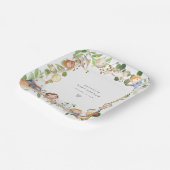 Nursery Rhymes Baby Shower Paper Plates Papieren Bordje (Gebogen)