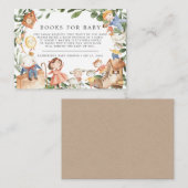 Nursery Rhymes Books for Baby Baby shower Card Informatiekaartje (Voorkant / Achterkant)