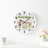 Nursery Rhymes Cow & Fiddle Kinder Clock Grote Klok (Huis)
