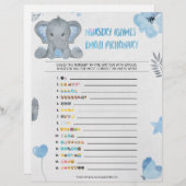 Nursery Rhymes Emoji Pictionary [Baby olifant] Briefhoofd (Voorkant / Achterkant)