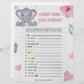 Nursery Rhymes Emoji Pictionary [Baby olifant] Briefhoofd (Voorkant / Achterkant)