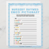 Nursery Rhymes Emoji Pictionary [Luxwoelzijde [Bla Briefhoofd (Voorkant / Achterkant)