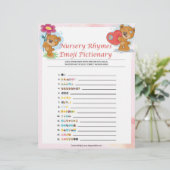 Nursery Rhymes Emoji Pictionary [Teddy Bears] Briefhoofd (Staand voorkant)