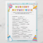 Nursery Rhymes Quiz [Basics Blue] Briefhoofd (Voorkant / Achterkant)