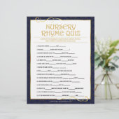 Nursery Rhymes Quiz [Golden Blue] Briefhoofd (Staand voorkant)