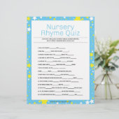 Nursery Rhymes Quiz [Sterrennacht Blue] Briefhoofd (Staand voorkant)