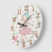 Nursery Room Dancing Ballerina Grote Klok (Hoek)