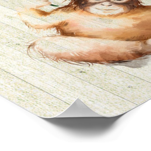 Nursery Room Monkey Poster (Hoek)