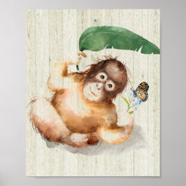 Nursery Room Monkey Poster