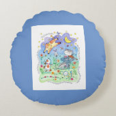 Nursery Sierkussen Rond Kussen (Voorkant)