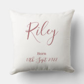 Nursery Throw Cushion - Regenboogzalm Kussen (Achterkant)