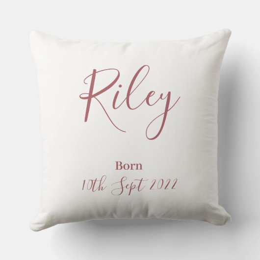 Nursery Throw Cushion - Regenboogzalm Kussen (Achterkant)