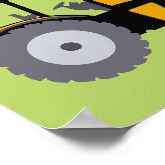 Nursery Tractor Print (Hoek)