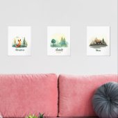 Nursery Wall Art - Natuur-geïnspireerd Muurkunst Sets (Woonkamer)