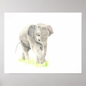 Nursery wall art safari animals poster (Voorkant)
