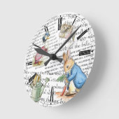 Nursery Wall Clock - Verhaal tijd Ronde Klok (Hoek)