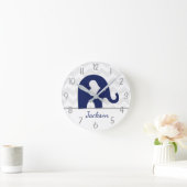 Nursery Wall klok van Navy Blue Gray (Huis)