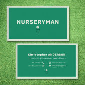 Nurseryman - Minimalist Visitekaartje