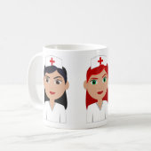 Nurses 2 koffiemok (Voorkant links)