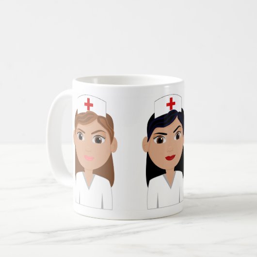 Nurses 3 koffiemok (Voorkant links)