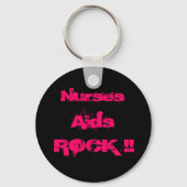 Nurses Aids ROCK Sleutelhanger (Voorkant)