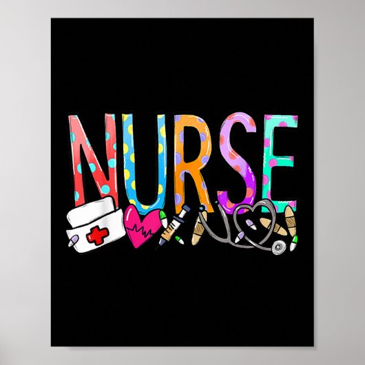 Nurse's Day Life Week 2025 Vrouwen Poster (Voorkant)